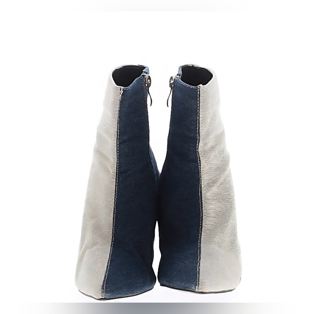 Two-Tone Ankle Boots
